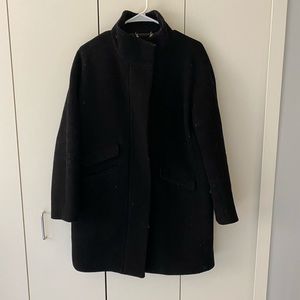 J. Crew Cocoon coat in Italian stadium-cloth wool